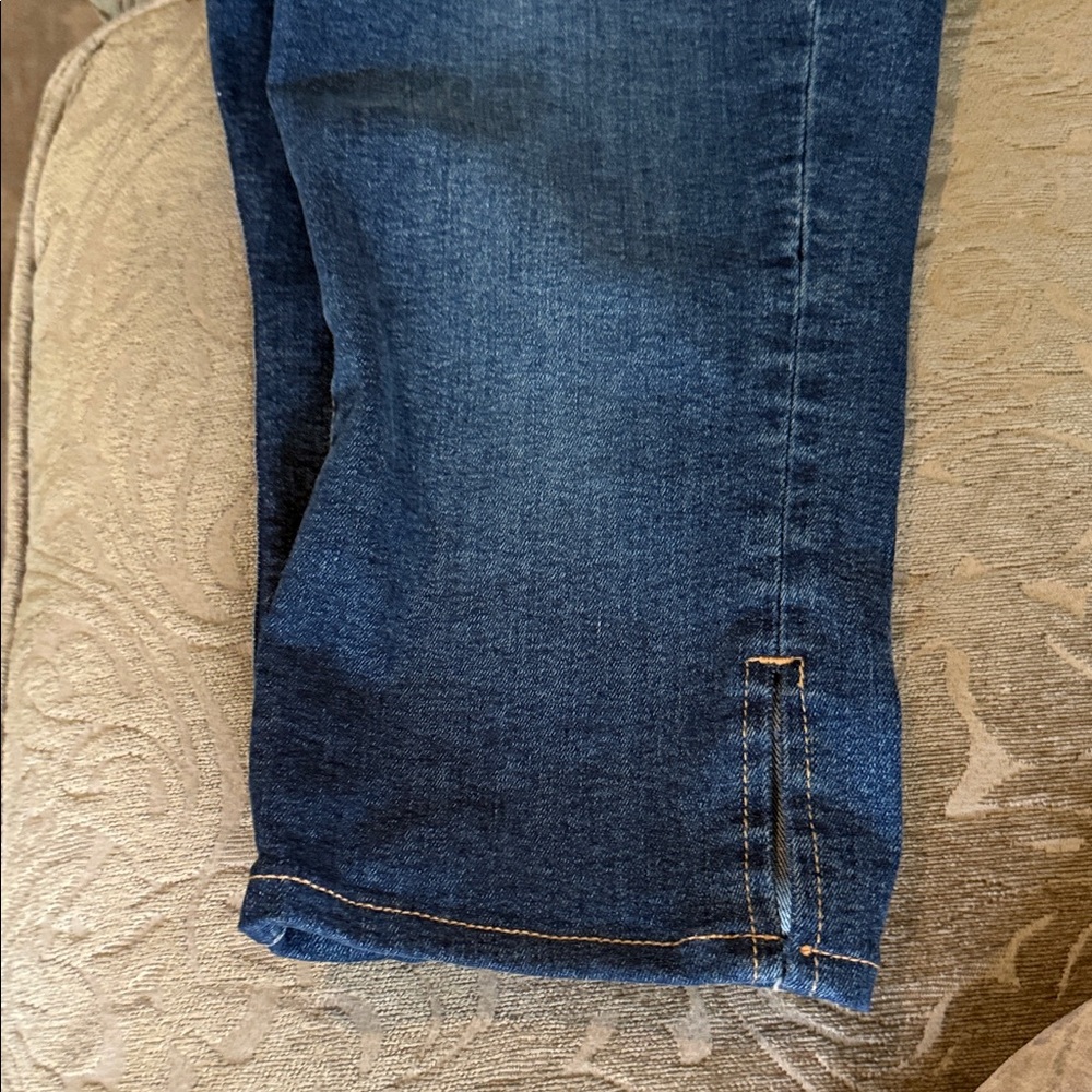 Good American Dark Blue Good Capri Jeans size 8 - Picture 4 of 4